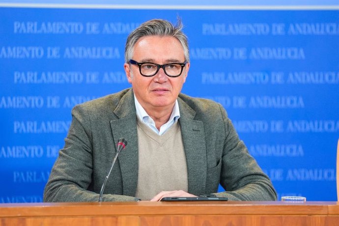 El portavoz de Vox en el Parlamento andaluz, Manuel Gavira, este miércoles