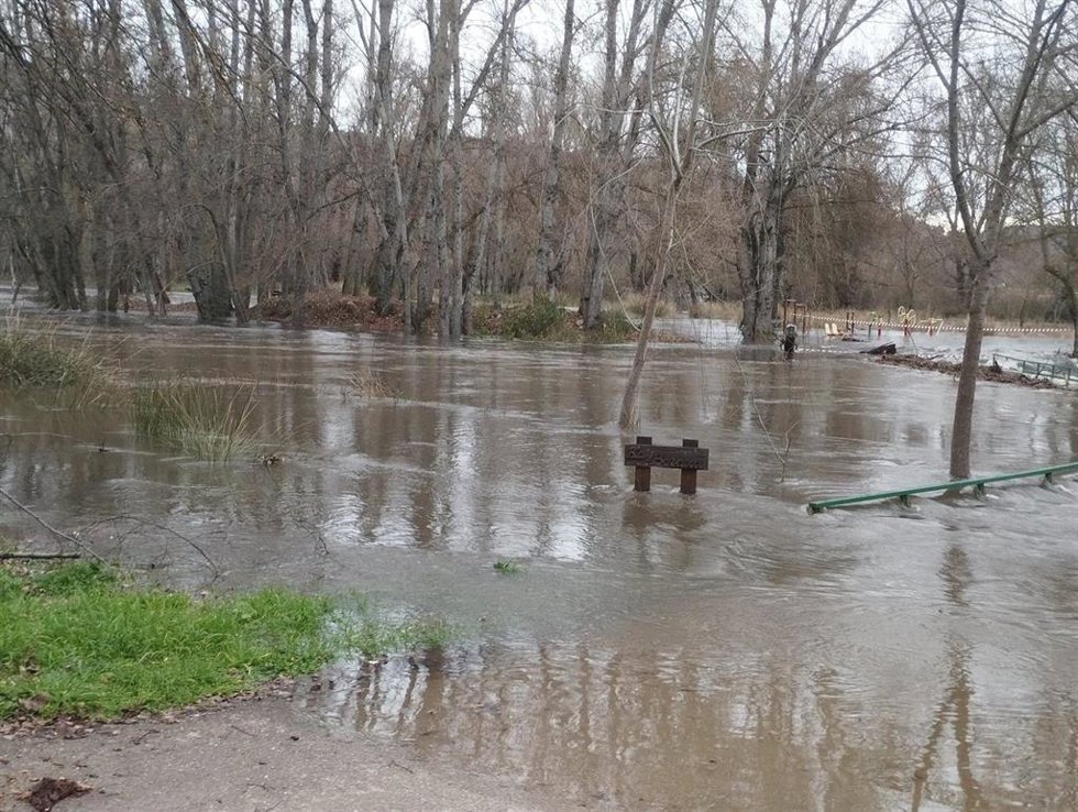 Daños provocados por las lluvias que ha dejado Jana en Guadalajara.