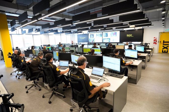 Archivo - Centro de Operaciones de Seguridad Inteligente (iSOC) de Prosegur Security en Buenos Aires