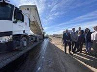 Fomento mejora el firme y el drenaje de la carretera que une Balsicas con Los Alcázares