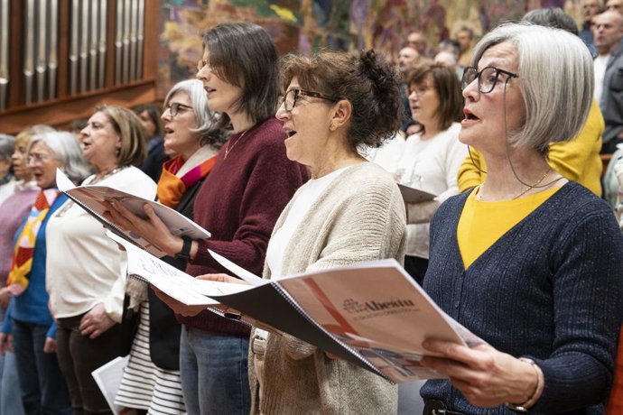 Abeslari ez-profesionalak Euskadiko Orkestrarekin