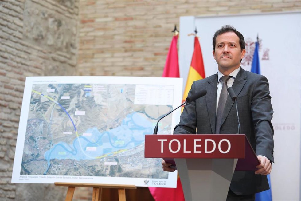 El alcalde de Toledo, Carlos Velázquez.