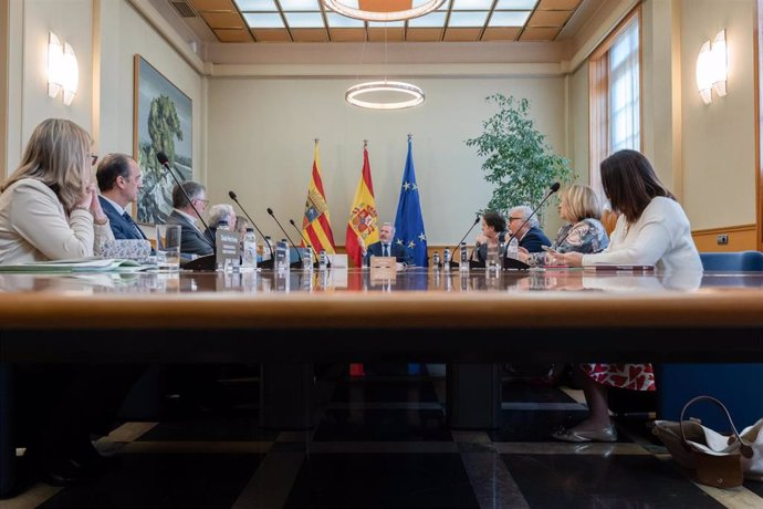 Reunión del Consejo de Gobierno de Aragón.
