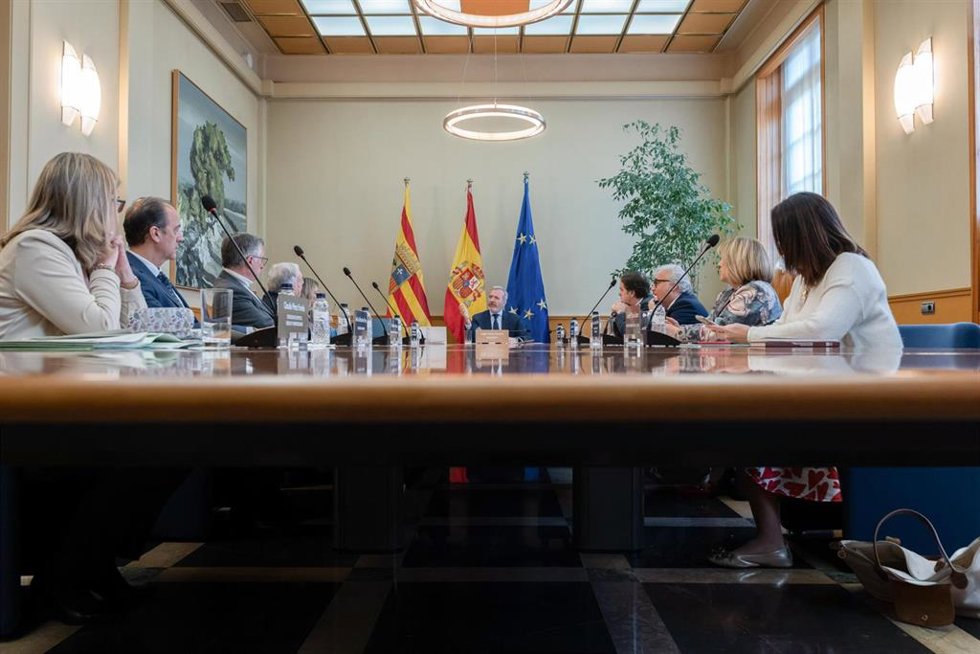 Reunión del Consejo de Gobierno de Aragón.
