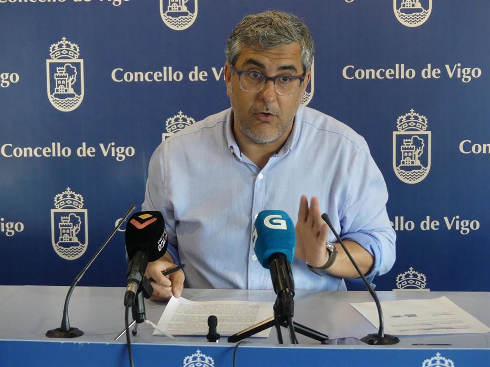 Miguel Martín durante la rueda de prensa.