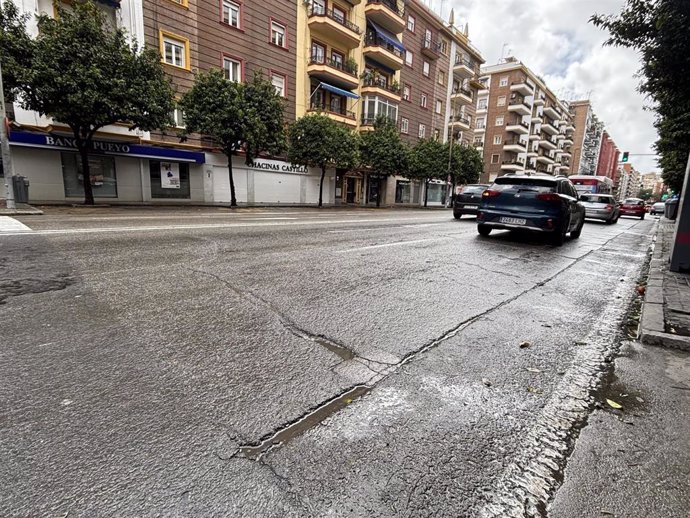 Imagen de la avenida Virgen de Luján