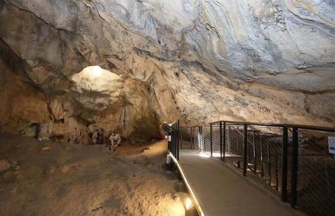 El jaciment de la Cova de l'Or de Beniarrés en una imatge d'arxiu.