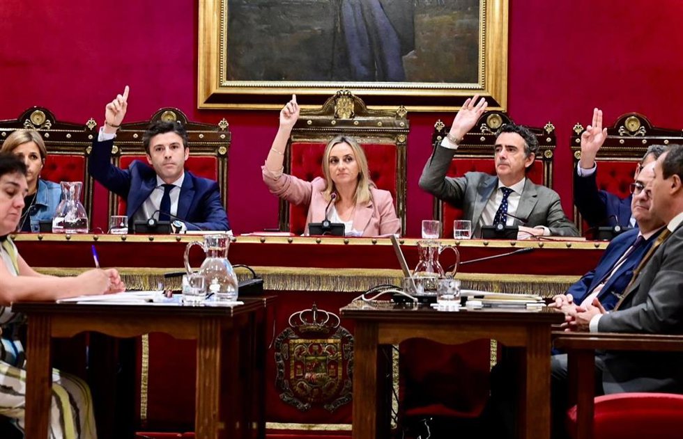 Archivo - Pleno del Ayuntamiento de Granada, en imagen de archivo