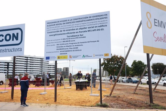 Archivo - Solar destinado a la construcción de viviendas en alquiler social en Torreblanca, como foto de recurso.