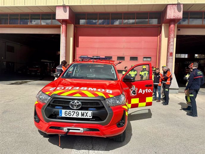 El Servicio de Bomberos de Albacete cuenta con un nuevo vehículo de mando.