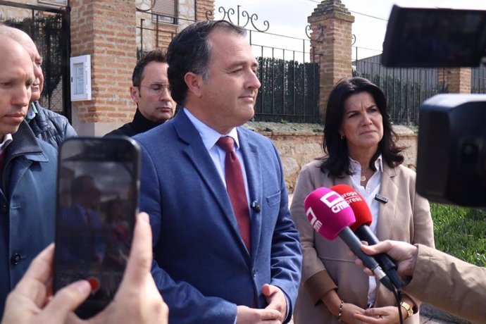 El presidente del Grupo Parlamentario Vox en las Cortes de C-LM, David Moreno.