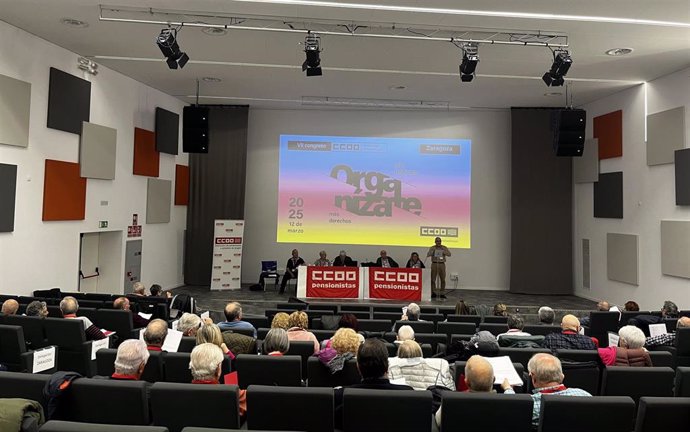 Imagen del VII Congreso de la Federación de Pensionistas y Jubilados de Aragón.