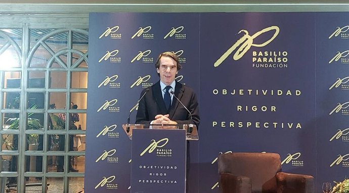 El expresidente del Gobierno y presidente de FAES, José María Aznar.