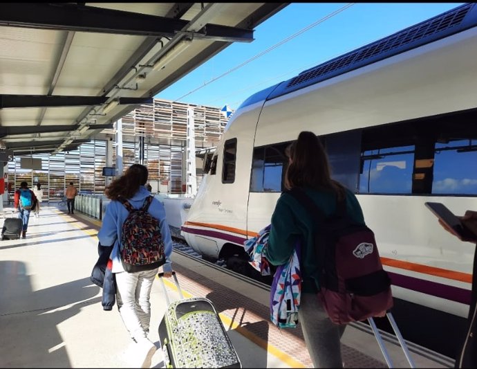 Estación de trenes de Huelva.
