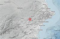 Jumilla (Murcia) registra un terremoto de 2,3 grados de magnitud