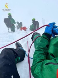 Inspeccionan el entorno del Barranco de San Juan (Granada) tras una avalancha sin afecciones personales