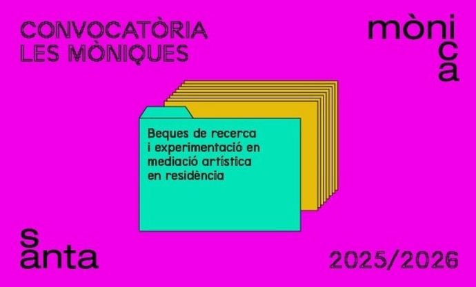 Cartell promocional de les beques