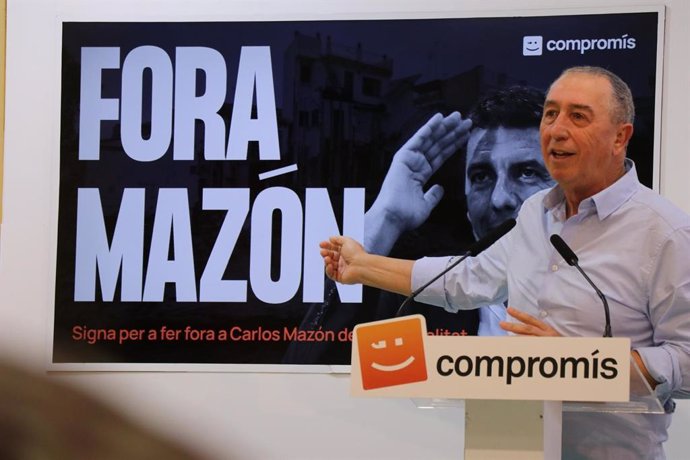 Archivo - El síndic de Compromís en Les Corts, Joan Baldoví