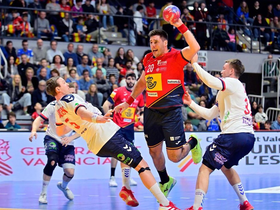 La selección española masculina de balonmano