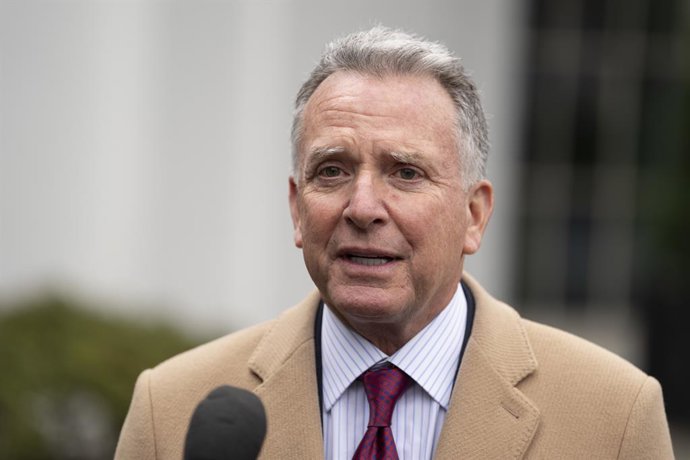 6 de março de 2025, Washington, Distrito de Columbia, EUA: O enviado especial dos Estados Unidos para o Oriente Médio, Steven Witkoff, fala à mídia na Casa Branca em Washington, DC, em 6 de março de 2025