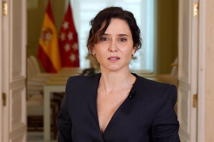 La presidente de la Comunidad, Isabel Díaz Ayuso,
