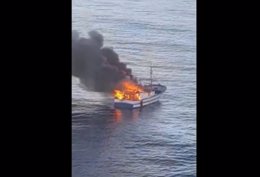 Se hunde un pesquero en Telde (Gran Canaria)