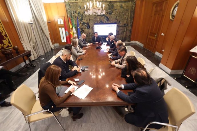 Reunión del comité asesor del Plan de Emergencia Local de Córdoba.
