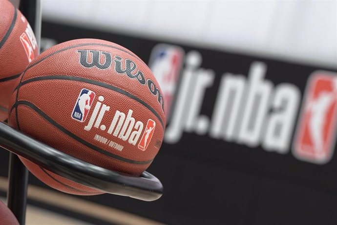 El balón de la primera edición de los torneos Jr. NBA/Jr. WNBA España 3v3