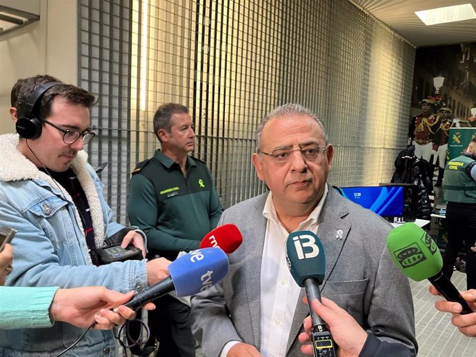 El delegado del Gobierno en Baleares, Alfonso Rodríguez, este jueves.