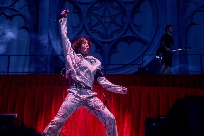Archivo - El grupo Bring Me the Horizon actúa en el festival Mad Cool 2024 