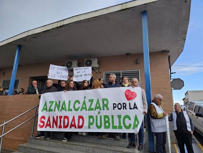 Protesta de Marea Blanca en Aznalcázar