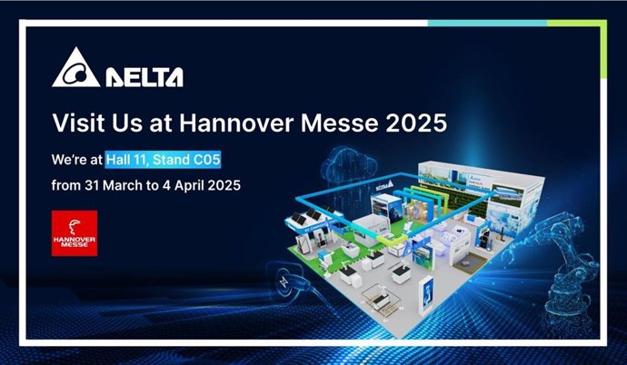 Delta to Showcase Advanced Solutions for Intelligent Industry and Sustainable Energy at Hannover Messe 2025.