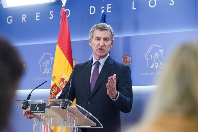 El president del Partit Popular, Alberto Núñez Feijóo. 