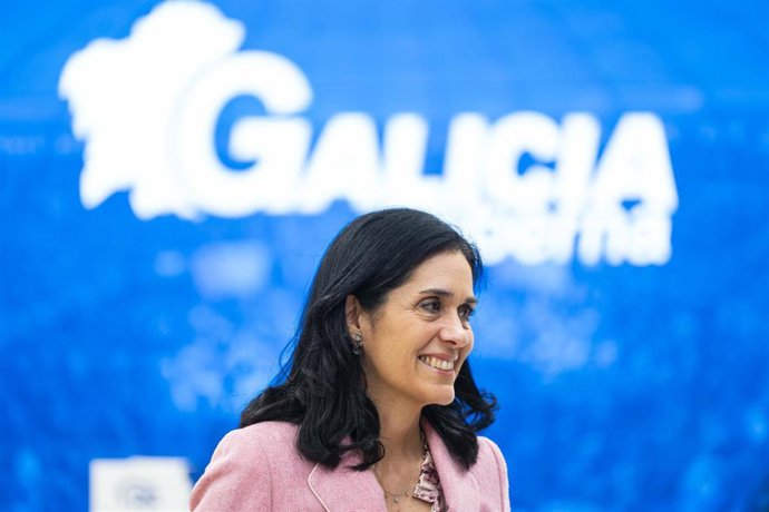 Rueda de prensa da secretaria xeral do PPdeG, Paula Prado.