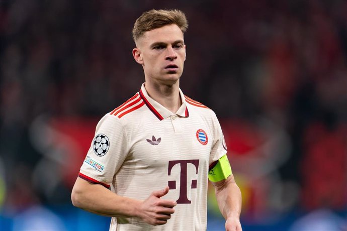 El centrocampista Joshua Kimmich (Bayern de Munich), ante el Bayer Leverkusen. 