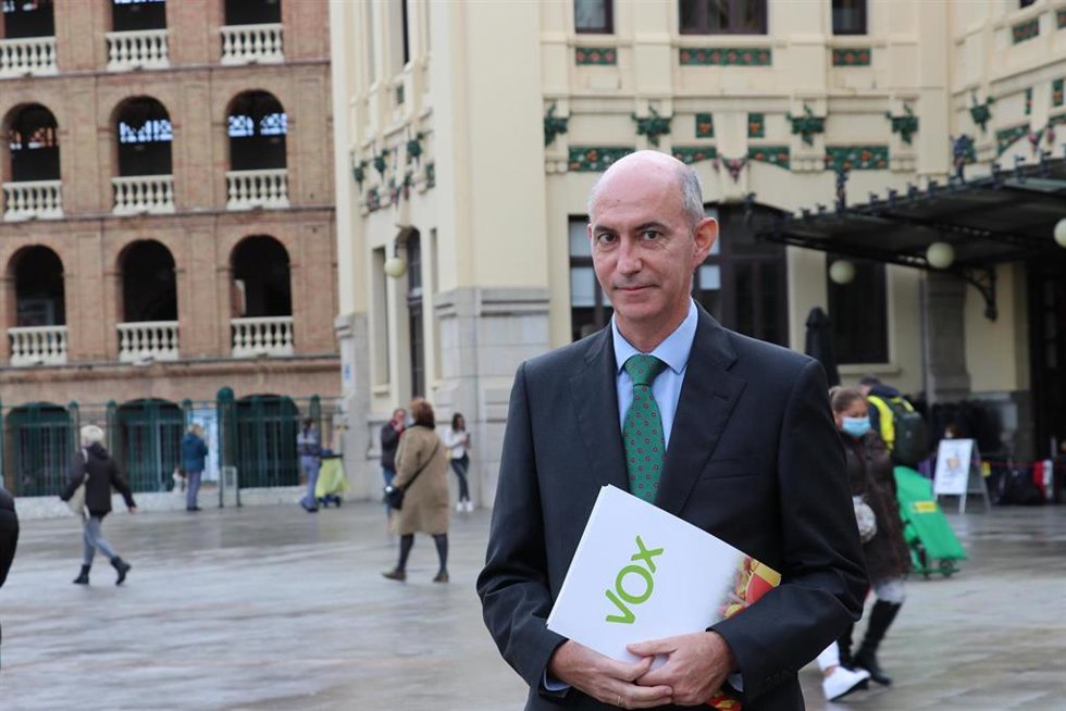 Archivo - El portavoz adjunto de Vox en el Ayuntamiento de Valncia, Pepe Gosálbez, en una imagen de archivo