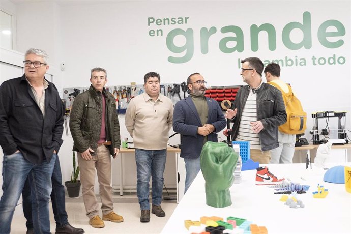 El presidente de la Diputación de Cáceres, Miguel Ángel Morales, asiste a la inauguración de un nuevo Circular Fab en Jarandilla de la Vera