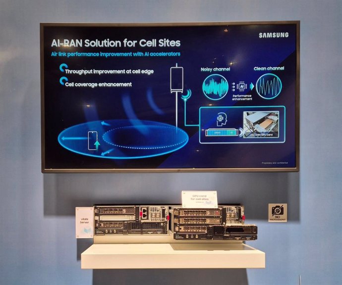 Soluciones AI-RAN de Samsung con Nvidia.