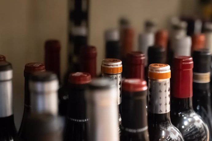 Archivo - Varias botellas de vino, a 21 de febrero de 2024, en Barcelona, Catalunya (España).
