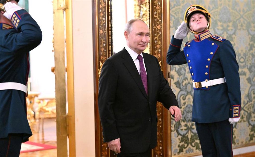 El presidente de Rusia, Vladimir Putin, en Moscú