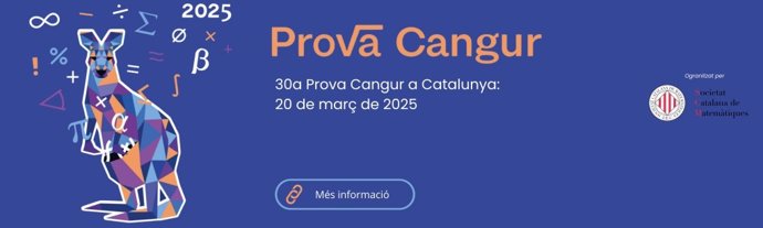 Cartel de la Prova Cangur 2025