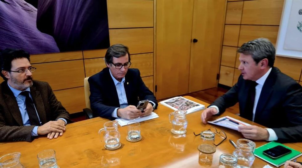 Archivo - Momento de la reunión.
