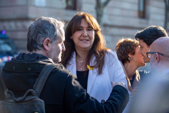 Archivo - L'expresidenta del Parlament, Laura Borràs