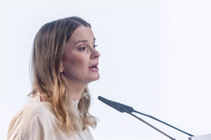 La presidenta de Baleares, Marga Prohens, protagoniza un desayuno de ‘La Razón’, en la sede de La Razón, a 12 de marzo de 2025, en Madrid (España).