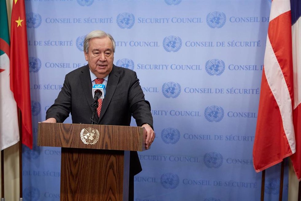 El secretario general de Naciones Unidas, António Guterres