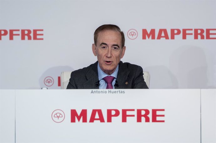 El presidente de Mapfre, Antonio Huertas, a 12 de febrero de 2025, en Madrid (España).