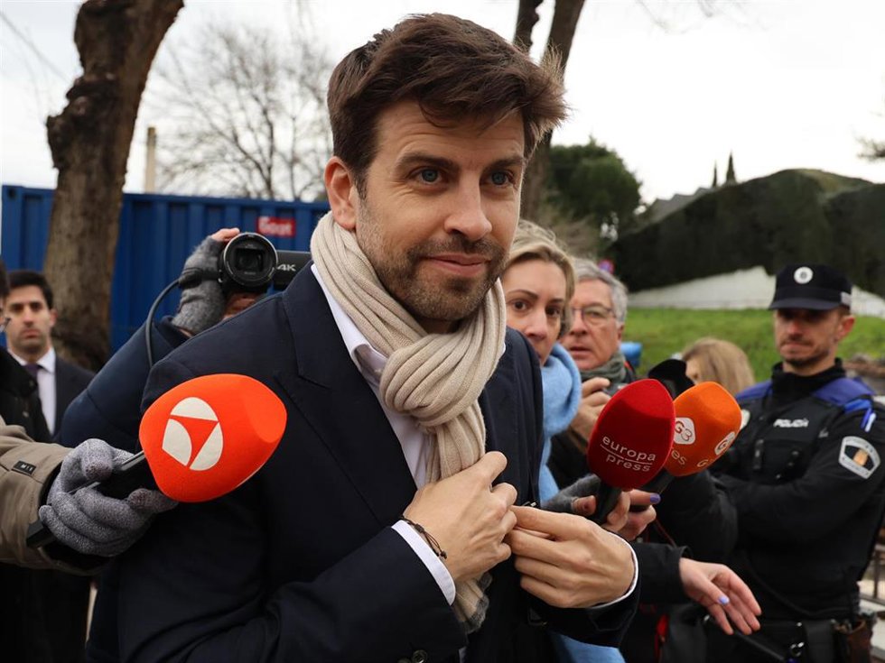 Gerard Piqué llega a los juzgados de Majadahona para declarar como investigado por su mediación en la Supercopa de España en Arabia Saudí