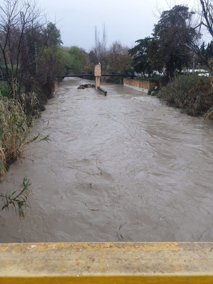 Río Jaén a su paso por Puente Jontoya.