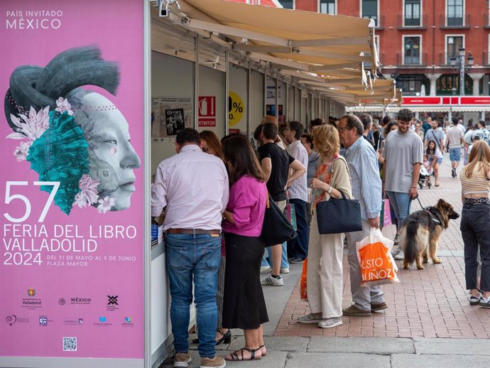 Imagen de archivo de la Feria del Libro de Valladolid.