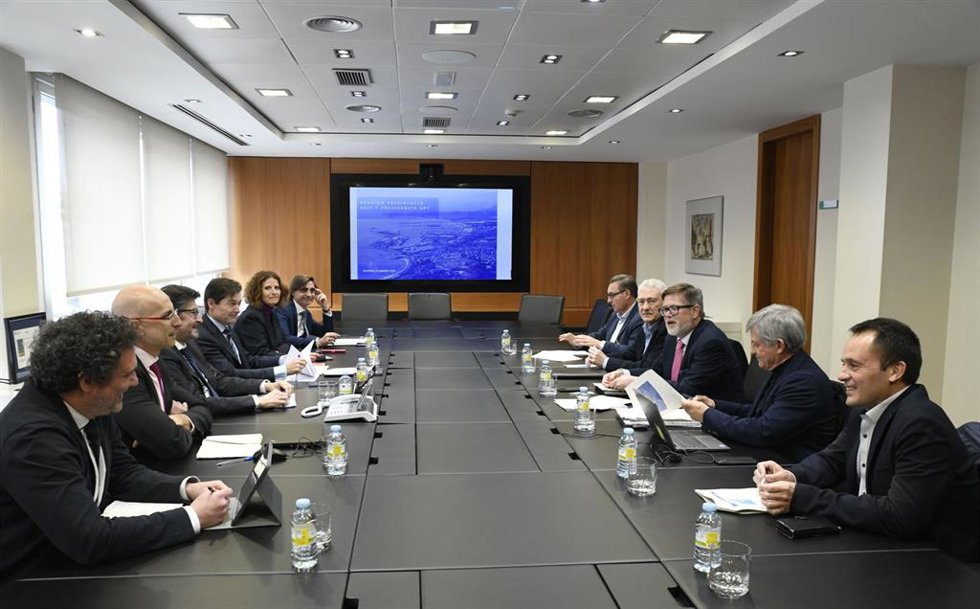 Momento de la reunión.